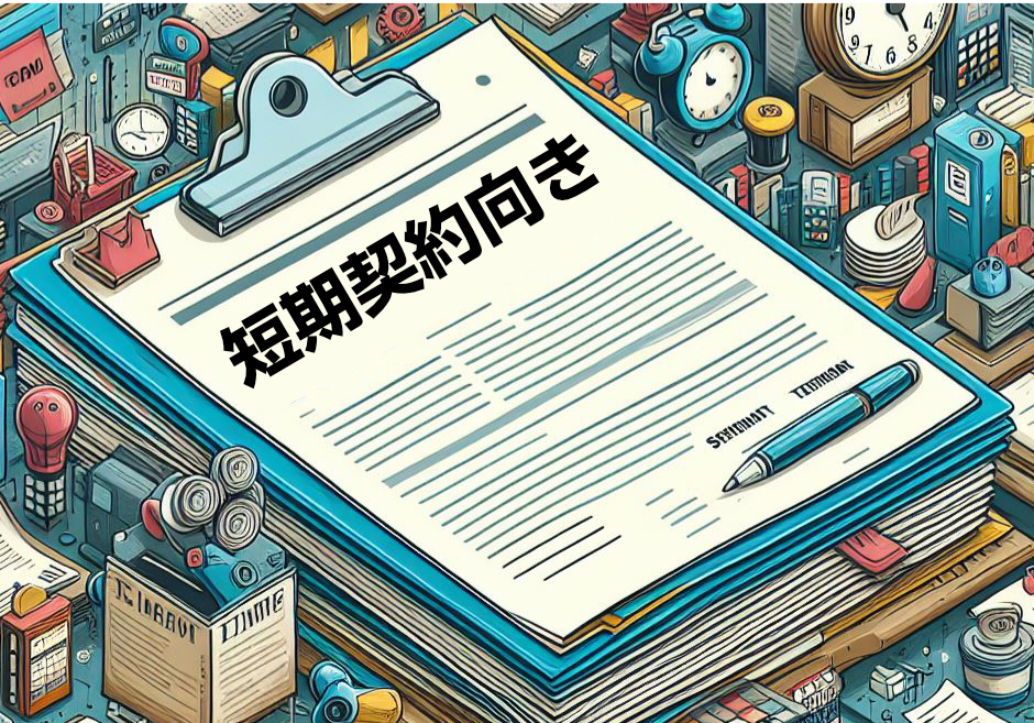 短期契約にもおすすめ